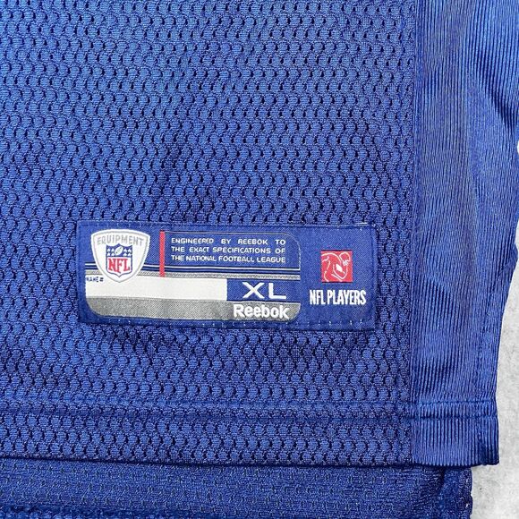 Peyton Manning 18 Jersey Mens XL Blue NFL Indianapolis Colts Onfield Reebok Y2K - Picture 6 of 15